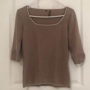 Three-quarters sleeve top from Loro Piana